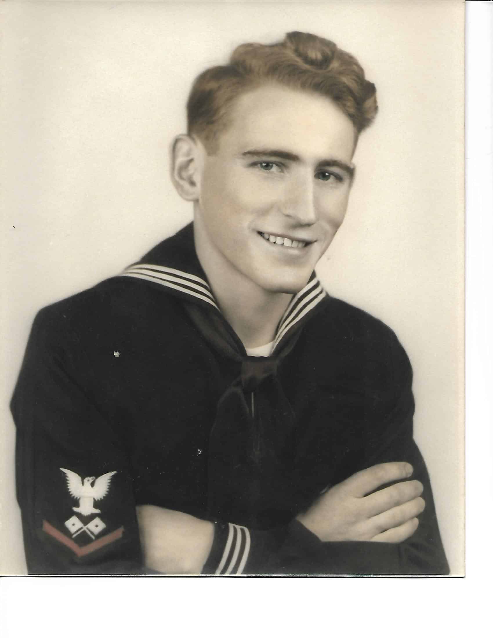 Photo of Norman Rife, grateful patient, as a young man.